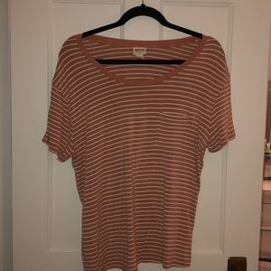 Mossimo Striped V-Neck